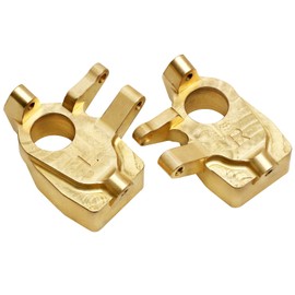 HobbyPark - Nudillos de dirección de latón contrapeso para Axial SCX10 III y Axial Capra 1.9 UTB Upgrades Parts
