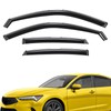 Extra Durable Window Deflectors in-Channel Window Visors Rain Guards Fit