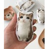 Dederit Funny Sounding Song Sound Cat Owl Plush Keyring