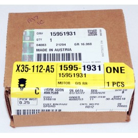 Genuine GM Actuator Part# 15951931