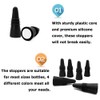 ANIN 8 pcs of Wine Stoppers, Reusable Silicone Beverage Bottle
