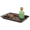 interDesign 02871 Countertop Guest Towel Tray, Bathroom Vanity Organizer, Bronze