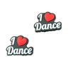 I Love Dance Shoe Charm Set