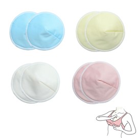 BZKSER Bambus Stilleinlagen - 8Pcs Stillen Nippel Pad für Mutterschaft Stilleinlagen Waschbare Wiederverwendbare Brustpolster