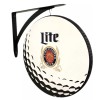 Miller Lite Golf Ball Double Sided 12" Pub Sign