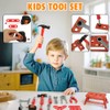 HOTUT Children's Tool with Tool Box, 56 Pieces Tool Box