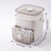 Mavis Laven Cubitera para Hielo, 2 Bandeja con Caja Almacenamiento