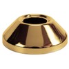 Gold Finished Steel Pipe Cover Collar Cone 3/4" (25mm) 25mm