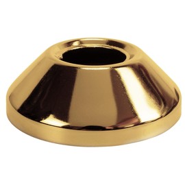 Gold Finished Steel Pipe Cover Collar Cone 3/4" (25mm) 25mm Height