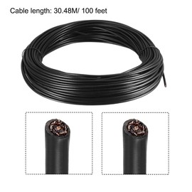 uxcell RF Coaxial Cable RG174 Antenna Extension Cable 50 ohm for Digital Extension Connection - 100 feet
