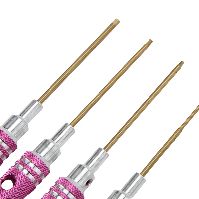 4Pcs Hex Driver Wrench Set 1.5mm 2.0mm 2.5mm 3.0mm RC
