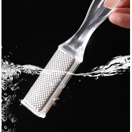 Generic Veewon 2pcs Foot Rasp Foot File Callus Remover Foot Exfoliating Scrub Rub Board Dead Skin Calluses Tools, Silver