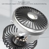 USB Car Fan, Powerful 3 Speed Dual Head Gooseneck Car