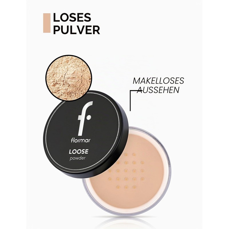 Flormar Matte Loose Powder 003 Medium Sand - Long Lasting