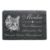 Cat Memorial Plaque with Name Date Tombstone 22 x 16