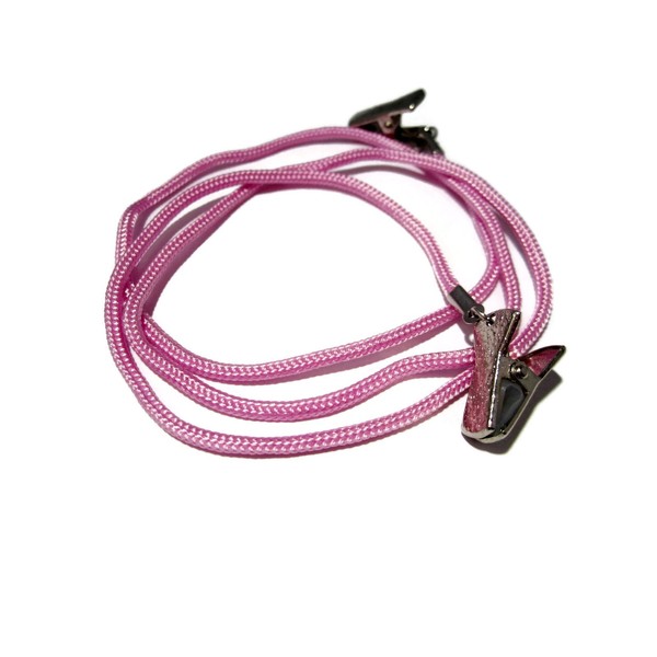 ATLanyards Lavender Paracord Clip Eyeglass Holder, SELECT YOUR SIZE, Lavender