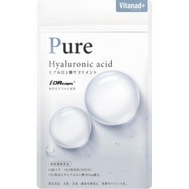 [Japanese NMN] PURE hyaluronic acid supplement (contains 8550 mg of hyaluronic acid) Acid-resistant capsule Beauty Aging care Skin care Dry knees Nasolabial folds Drinking serum