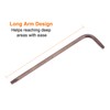HARFINGTON 2pcs T10 Tamper Proof Torx Wrench Star Keys 76.5mm