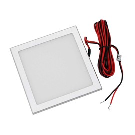 VBLED© Mini LED Panel Under-Unit Light 12 V DC / 3.5 W / 2700 K / 100 x 100 x 5 mm / Ceiling Light / Grid Light / Kitchen Light / Ultra Flat