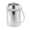 WAS 1012 350 Chrome Nickel Steel Transport Jug with Carry