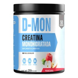 Creatina Monohidratada En Polvo 250g D-mon 50 Servicios                                                                                               
