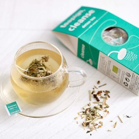 Teapigs Organic Cleanse Detox Tea Made With Whole Leaves and Herbs (1 Pack of 15 Temple Tea Bags) Feel Good Range