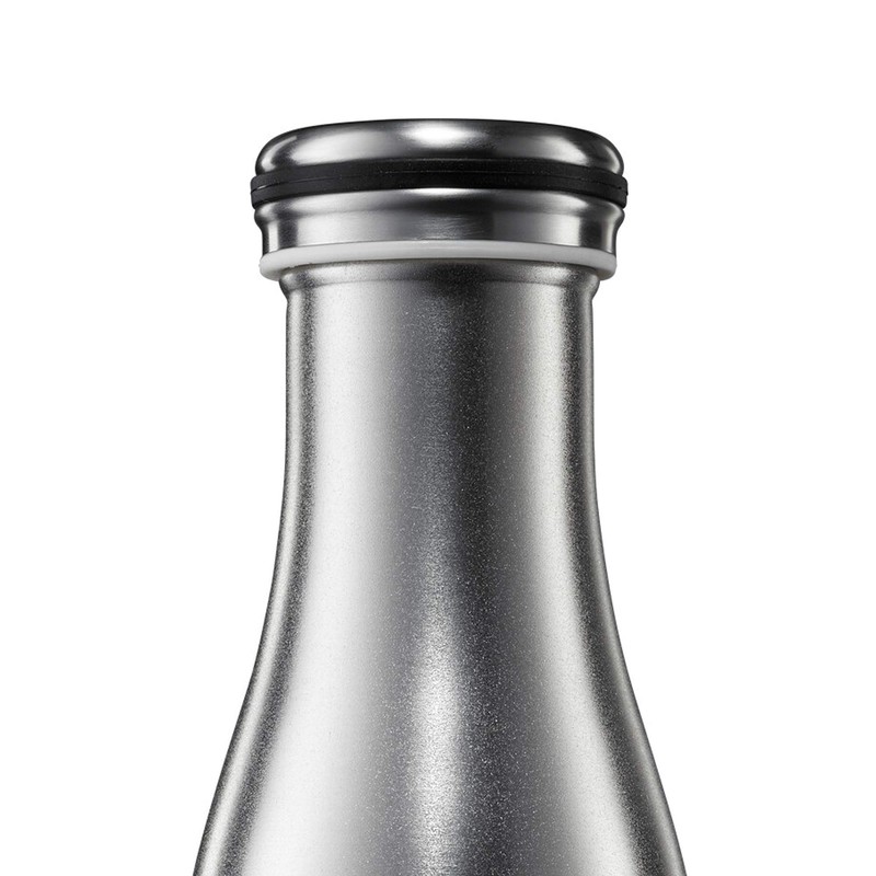 Lurch 240929 Isolierflasche/Thermoflasche für heiße und kalte Getränke aus doppelwandigem,