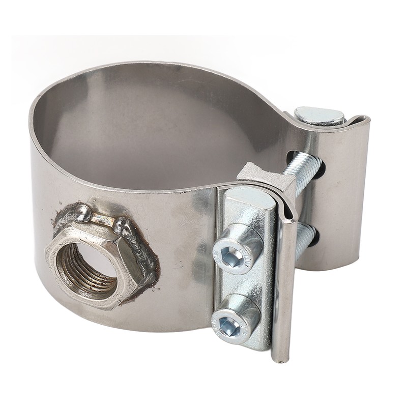 Clamp On Wideband Sensor Bung Adapter Adjustable Stainless Steel Oxygen