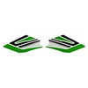 Tankpad Side Tank Pad Tank Protector Green Compatible with Kawasaki