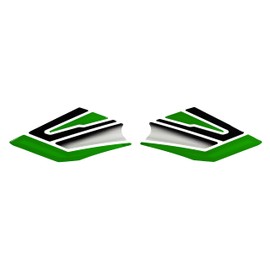 Tankpad Side Tank Pad Tank Protector Green Compatible with Kawasaki Z125 X801400VA