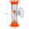 2Pcs Blue Toothbrush Timer for 2mins Sand Clock Timer 2