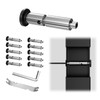 HOPUMTAN 10 Pack Black Swageless Cable Fittings 1/8" Invisible Cable