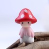 MAOMIA 8 Pcs Miniature Mushroom Dolls, Fairy Garden Doll Figurines
