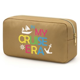 Cruise Gifts Cruise Trip Gift Cosmetic Bag Cruise Lover Makeup Bag Cruising Lover Gift Cruise Beach Cosmetic Bag Cruise Lover Summer Vacation Gift Oxford Cloth Cosmetic Bag Cruise Themed Gifts
