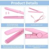 Mini Ceramic Curling Iron for Short and Fine Hair, 2-in-1