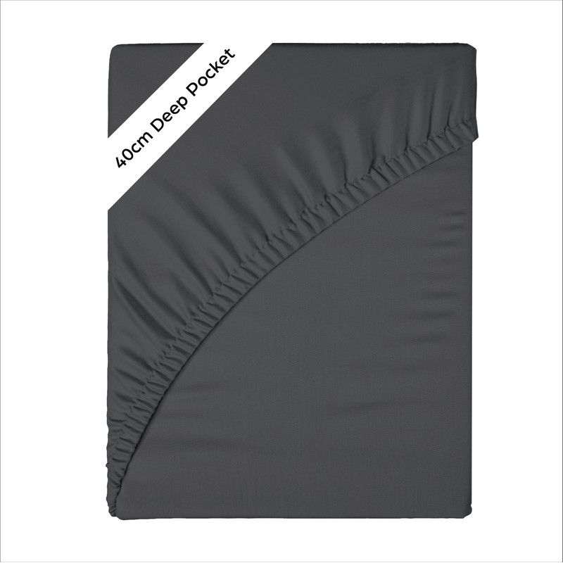 Funky Gadgets King Size Fitted Sheets Extra Deep Pocket 40cm