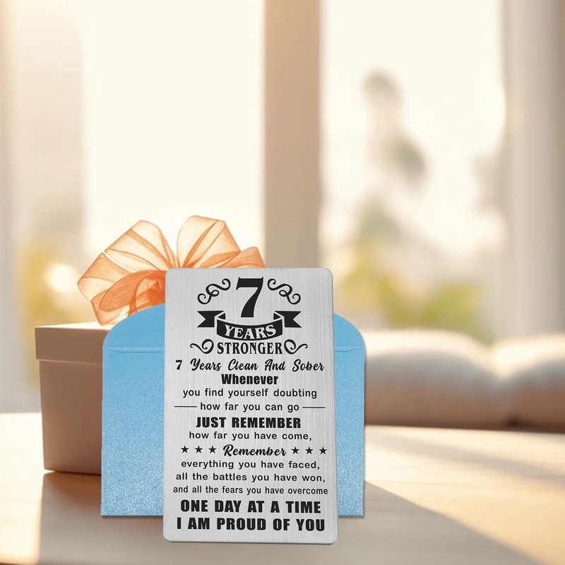 Richesele 7 Seven Years AA Sobriety Gifts for Women Men