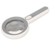 Handheld LED Magnifying Glass Touch Control Rechargeable Portable Illuminated Magnifier