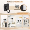Aikzik 4 Pack Large Heavy Duty Wall Hooks - 26lb