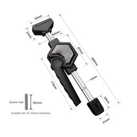 Woodworking Clamp Adjustable Quick Release Handle Woodworking Clamp Fixed Jaw Parallel Clamp Fixture Tools Benches Auxiliary Tool 2 Pieces