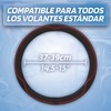 S SUMEX Universal Car Steering Wheel Cover Centauro Black Red