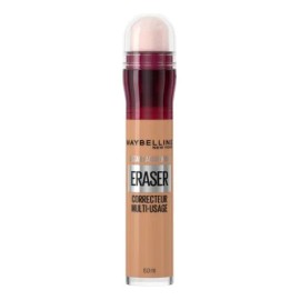 Maybelline Instant Age Rewind Corrector facial 3 en 1, Tono Medium, 6ml - Maquillaje que borra ojeras y líneas finas, cubre imperfecciones, corrige, contornea e ilumina, cobertura media, 12H de uso