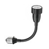 ledscom.de Pack of 10 E27 Gooseneck Extension to GU10 Black