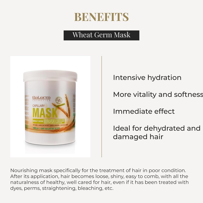 SALERM - Nourishing Hair Mask - 1000 ml - with