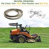 Youxmoto 1/2" x 78" Lawn Mower Drive Belt Made with