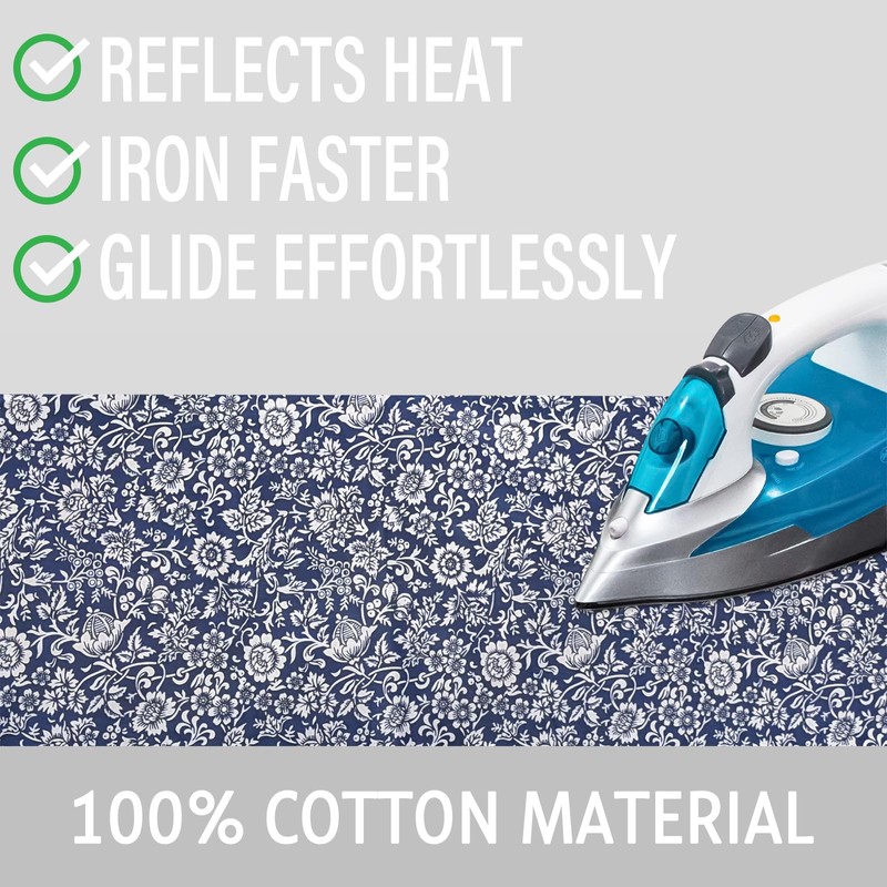 Memeaty Ironing Board Cover and Pad 15x54 Inch Standard Ironing