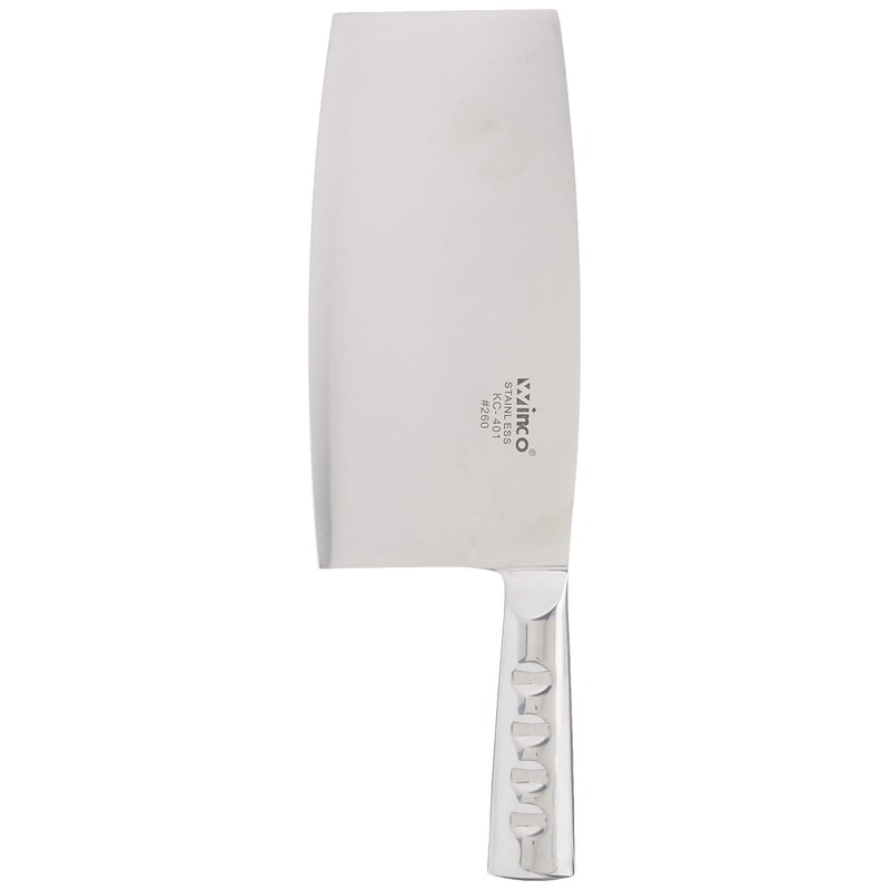 Winco Chinese Cleaver with Stainless Steel Handle