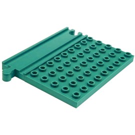 Generic Green DUPLO Station Base Plate for Brio Bigjigs IKEA Wooden Toy Train