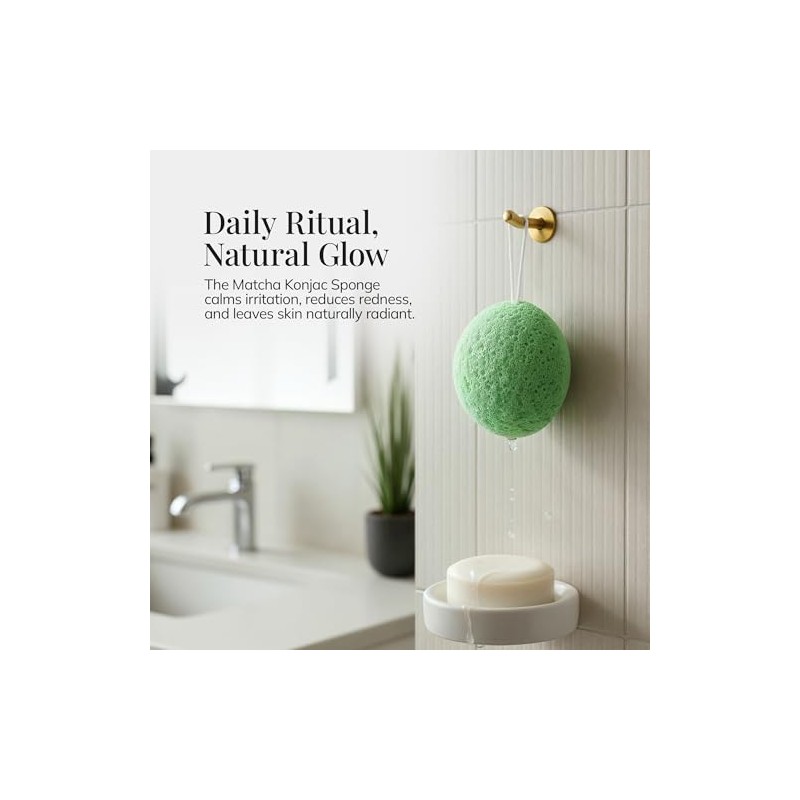 Esponja Facial De Konjac Vegetal: Exfoliante Facial Natural Para Todo