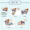HXINFU Cute Sleeping Eye Mask Funny Sleep Mask for Girls